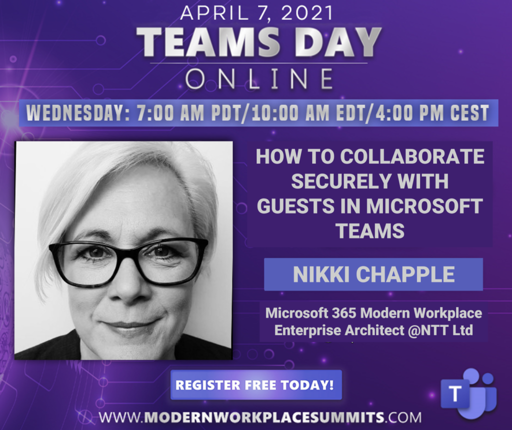 Teams day online banner