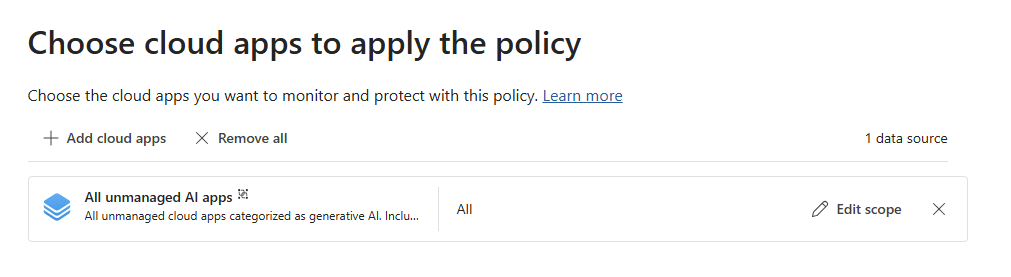 Endpoint Dlp Configuration For Blocking Generative Ai Websites Accessing Content In A Managed  Edge Browser