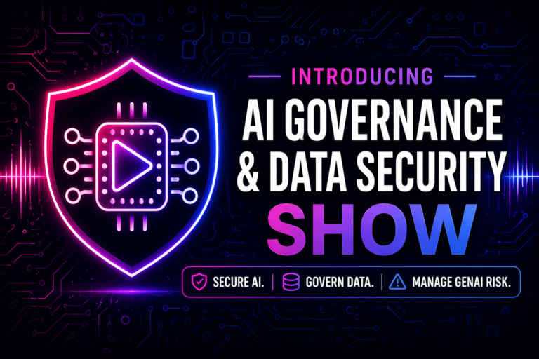 Ai Governance &Amp; Data Security Show Podcast And Video Series Artwork On Microsoft 365, Copilot And Data Security